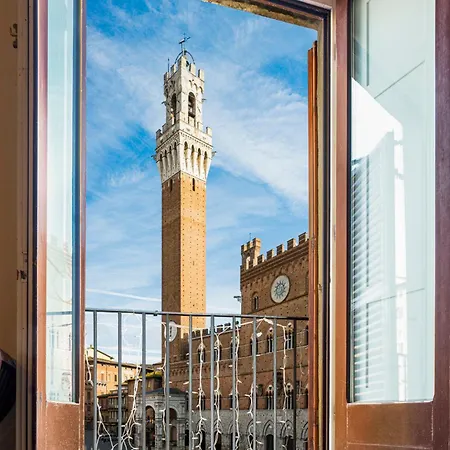 The Balcony - Piazza Del Campo Apartament Siena