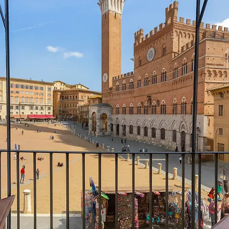 The Balcony - Piazza Del Campo Apartmán